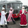 Santa Clauses and Snow Maidens from all over the country came to Minsk on the eve of New Year.&nbsp;[Press for large view]