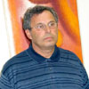Matvey Basov, the author of exhibition. &nbsp;[Press for large view]