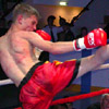Andrey Kulibin (red shorts) and Raul Lopez (blue shorts)&nbsp;[Press for large view]