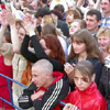 The theatrical pavilions were overcrowded&nbsp;[Press for large view]