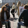Everybody can have their own portrait on Oktiabrskaya Square&nbsp;[Press for large view]
