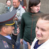 Participants of the action �Homeless Students�.&nbsp;[Press for large view]