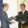 The signing of the document of transferring the collection of rarity books to the Belarusian National Library by the company British American Tobacco.&nbsp;[Press for large view]