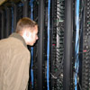 Demonstration of the supercomputer SKIF K-1000 in Minsk.&nbsp;[Press for large view]