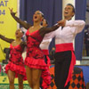 The performance of the Lithuanian team at the world champion of sports dancing.&nbsp;[Press for large view]