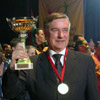 The coach of the Lithuanian team that held the first place at the world championship of sports dancing.&nbsp;[Press for large view]